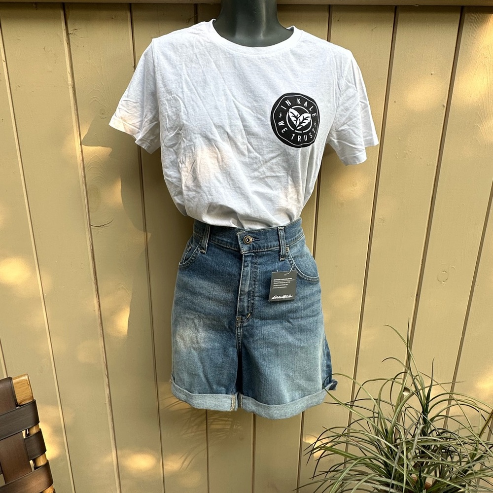 In Kale We Trust white t-shirt